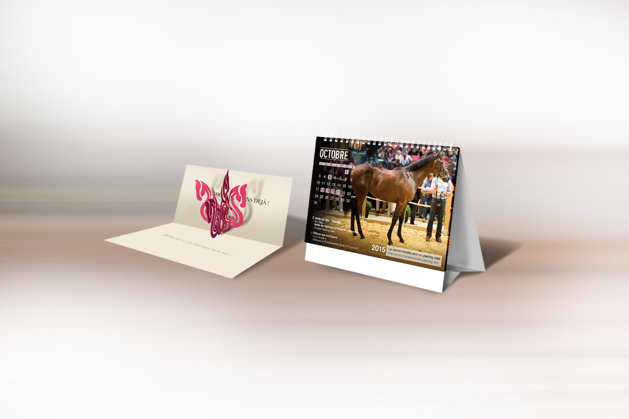 carte de vœeux et calendrier arqana ©StandUp