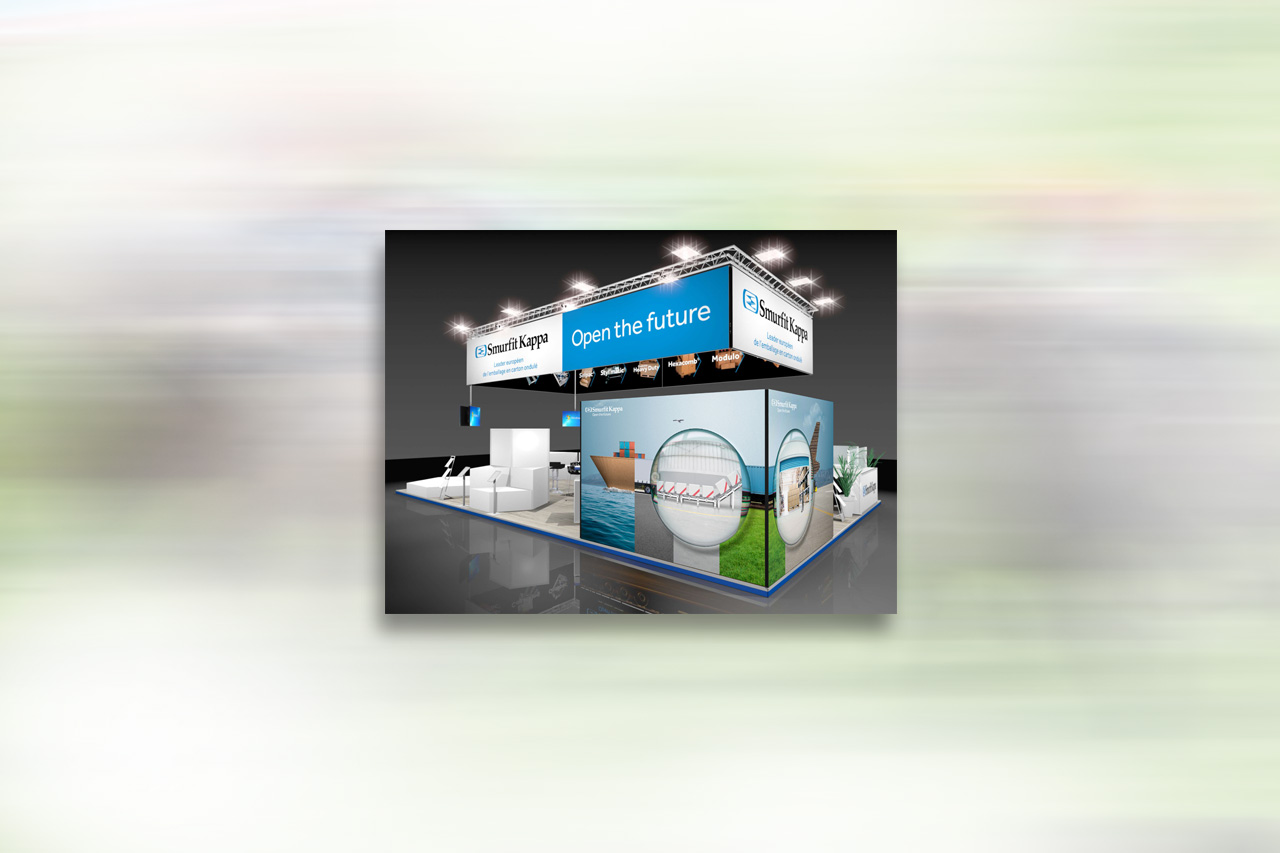 création habillage salon smurtfitKappa - StandUp